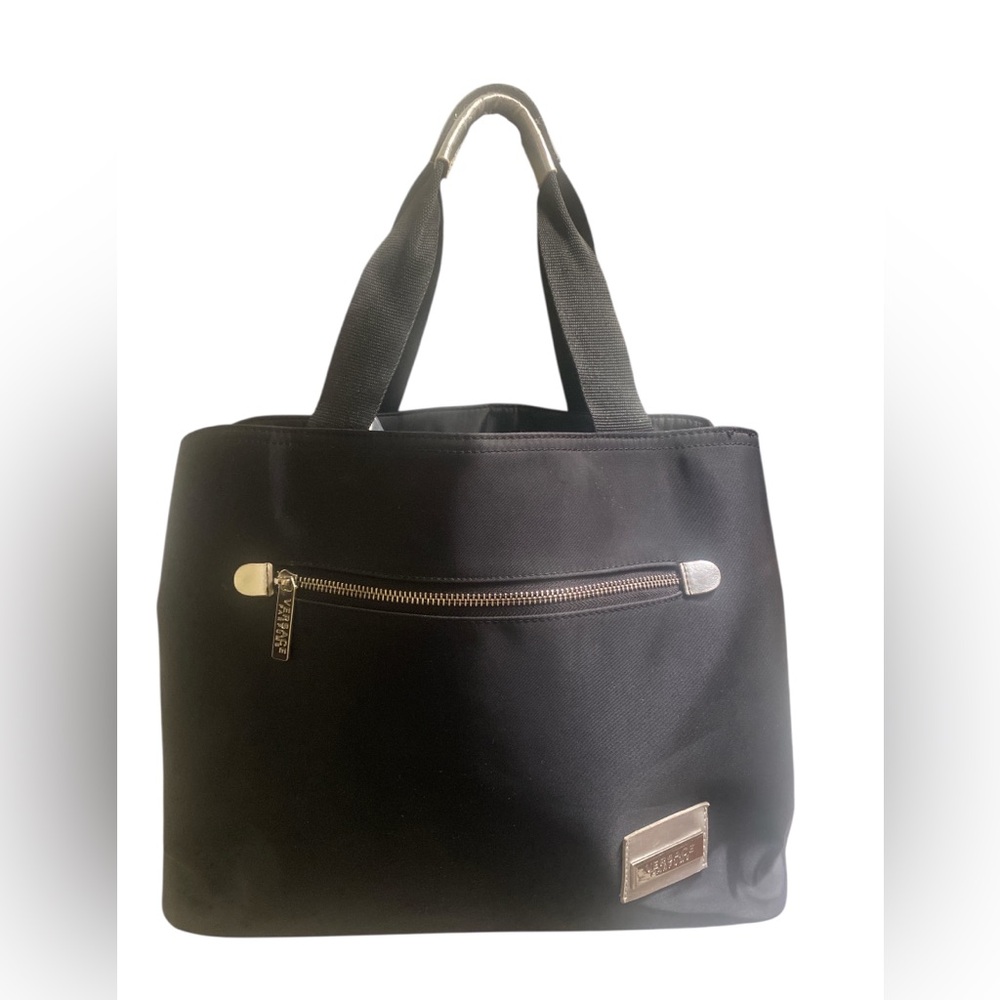 Versace Parfums Black Tote Bag GUC